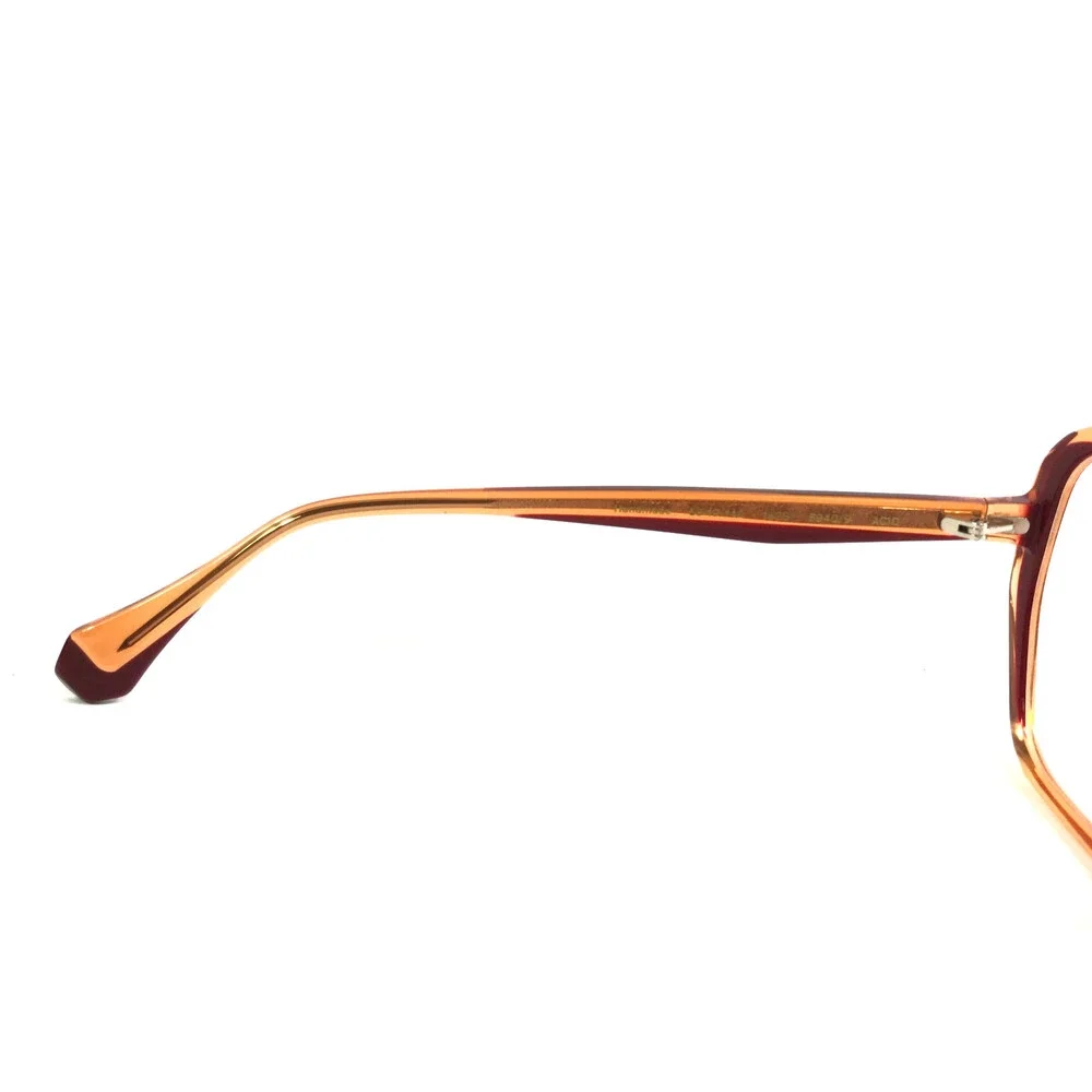 Gigi Studios Eyeglasses Frames ACID 6940/9 Clear Orange Butterfly 53-19-140
